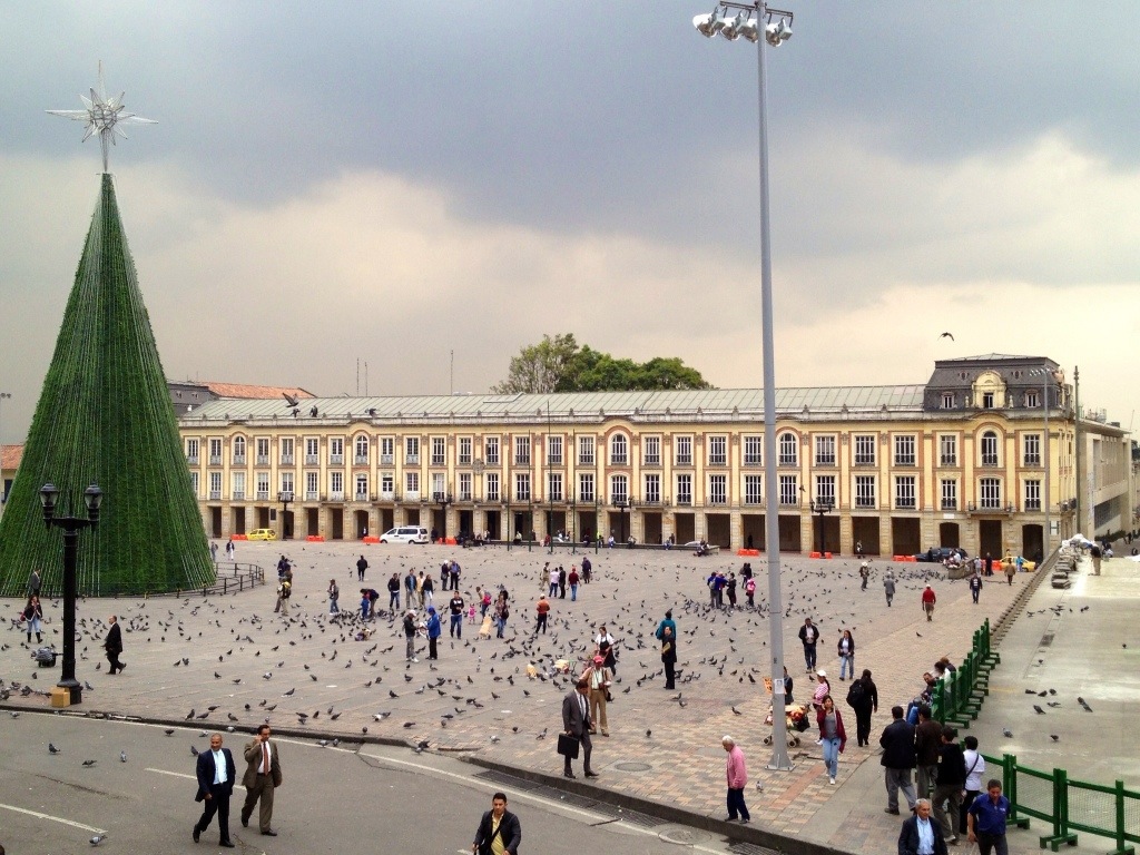 Bogotá – Wachablösung vor dem Präsidentenpalast