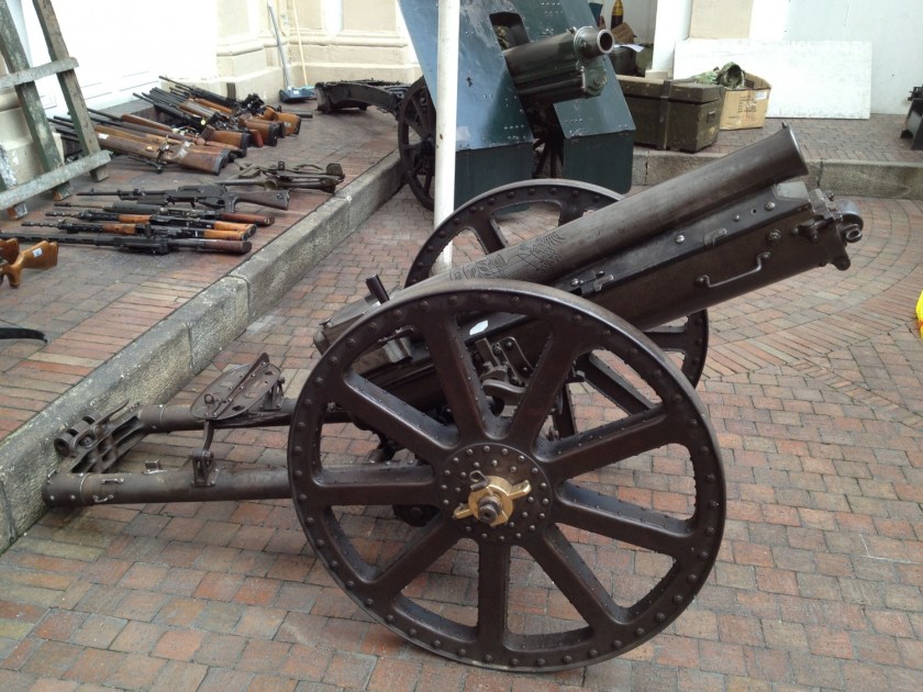 Kanone im Militärmuseum