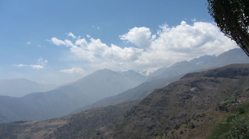 Gletscher in der Ferne