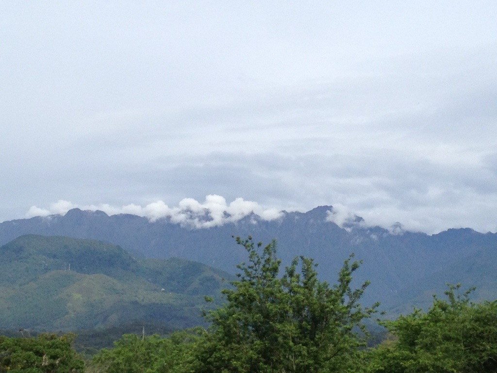 Blick von unserem Condominio auf die Westkordilliere während der&nbsp;Regenzeit