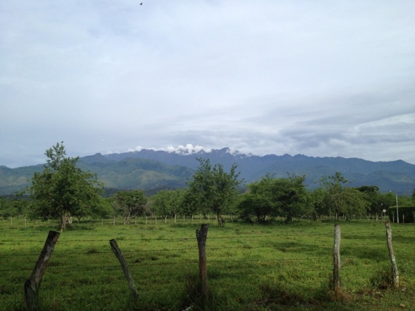 Blick von unserem Condominio auf die Westkordilliere