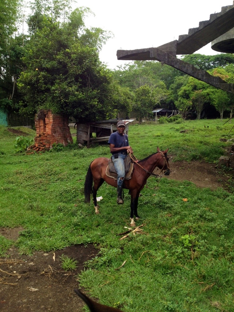 Freischwebende Treppe.