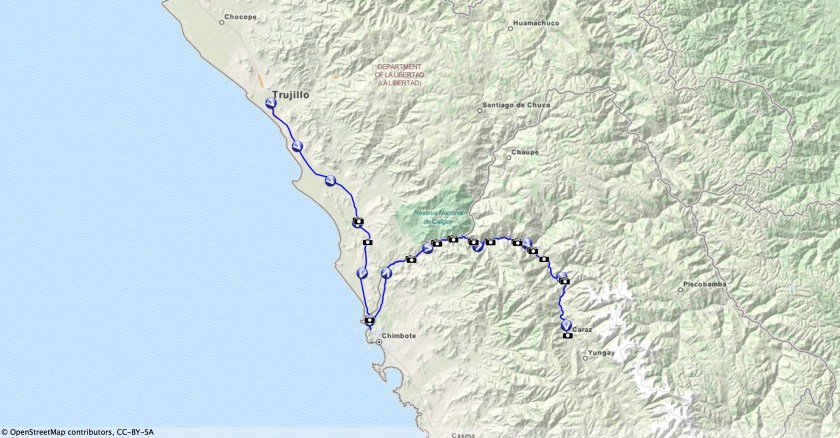 Trujillo nach Caraz